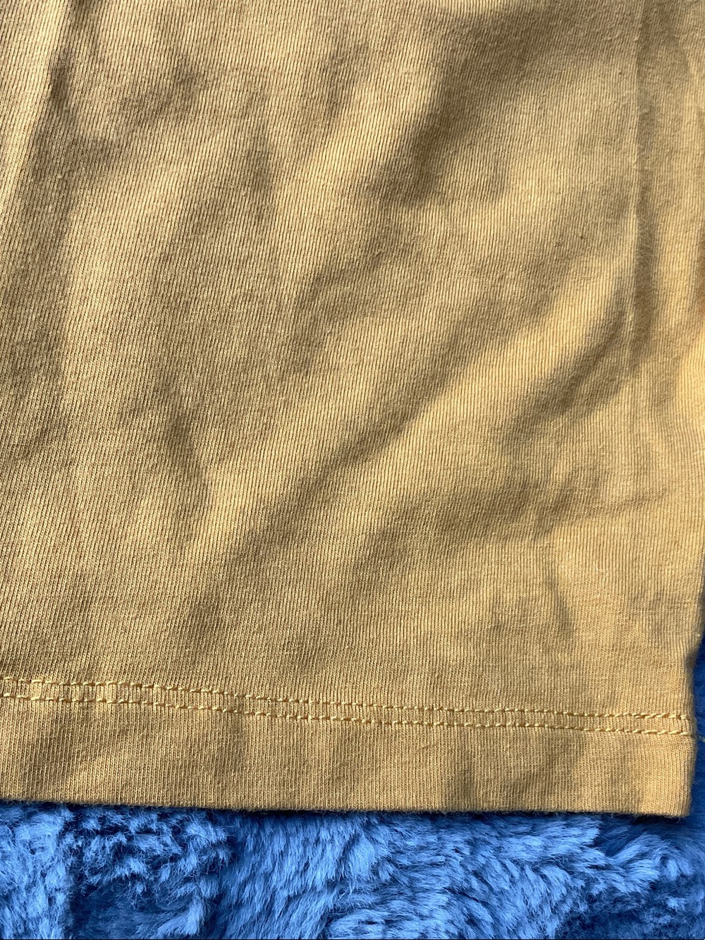 Active Basic Mustard Yellow Racerback Crop Tank - Picture 2 of 5